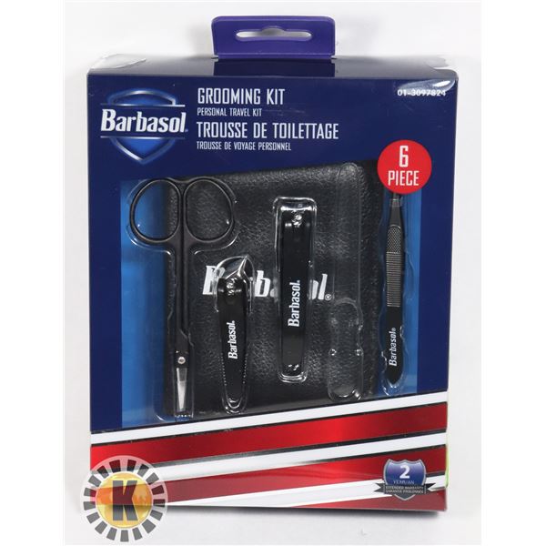 NEW 6PC BARBASOL GROOMING KIT