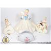 Image 1 : FLAT OF ASSORTED  PORCELAIN ORNAMENTS