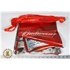 Image 1 : LOT OF BUDWEISER HANGING BANNER