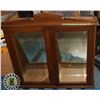 Image 1 : 33.5" BY 32" BY 8" DISPLAY CABINET