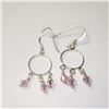 Image 1 : SILVER CRYSTAL EARRINGS