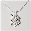 Image 1 : SILVER 19" NECKLACE