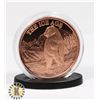 Image 2 : PURE COPPER 1-OZ .999 FINE THE ICE AGE GIANT SHORT