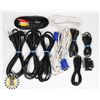 Image 1 : BAG OF ASSORTED COMPUTER CABLES