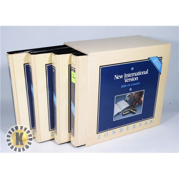 NEW INTERNATIONAL VERSION BIBLE ON CASSETTE TAPE