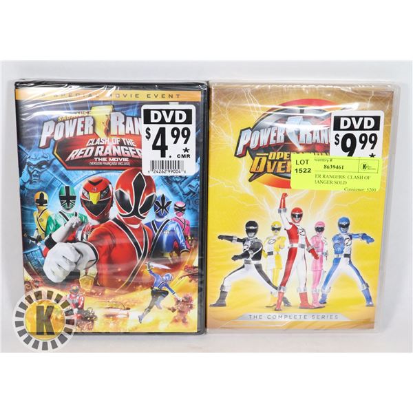 NEW POWER RANGERS: CLASH OF THE RED RANGER SOLD