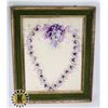 Image 1 : FRAMED ART "PEONIES & POPPIES" BY MARSDEN
