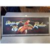 Image 1 : Large "Days of Rodeo" Wall Art in Wooden Frame
