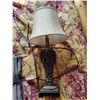 Image 2 : Duvet Cover & Set of 2 Ornate Bedside Lamps