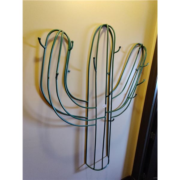 Large Custom Made Cactus Coat Rack