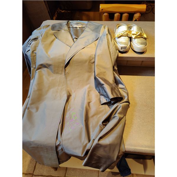 Pair of Michael Kors Slip-Ons & Escada Trench Coat