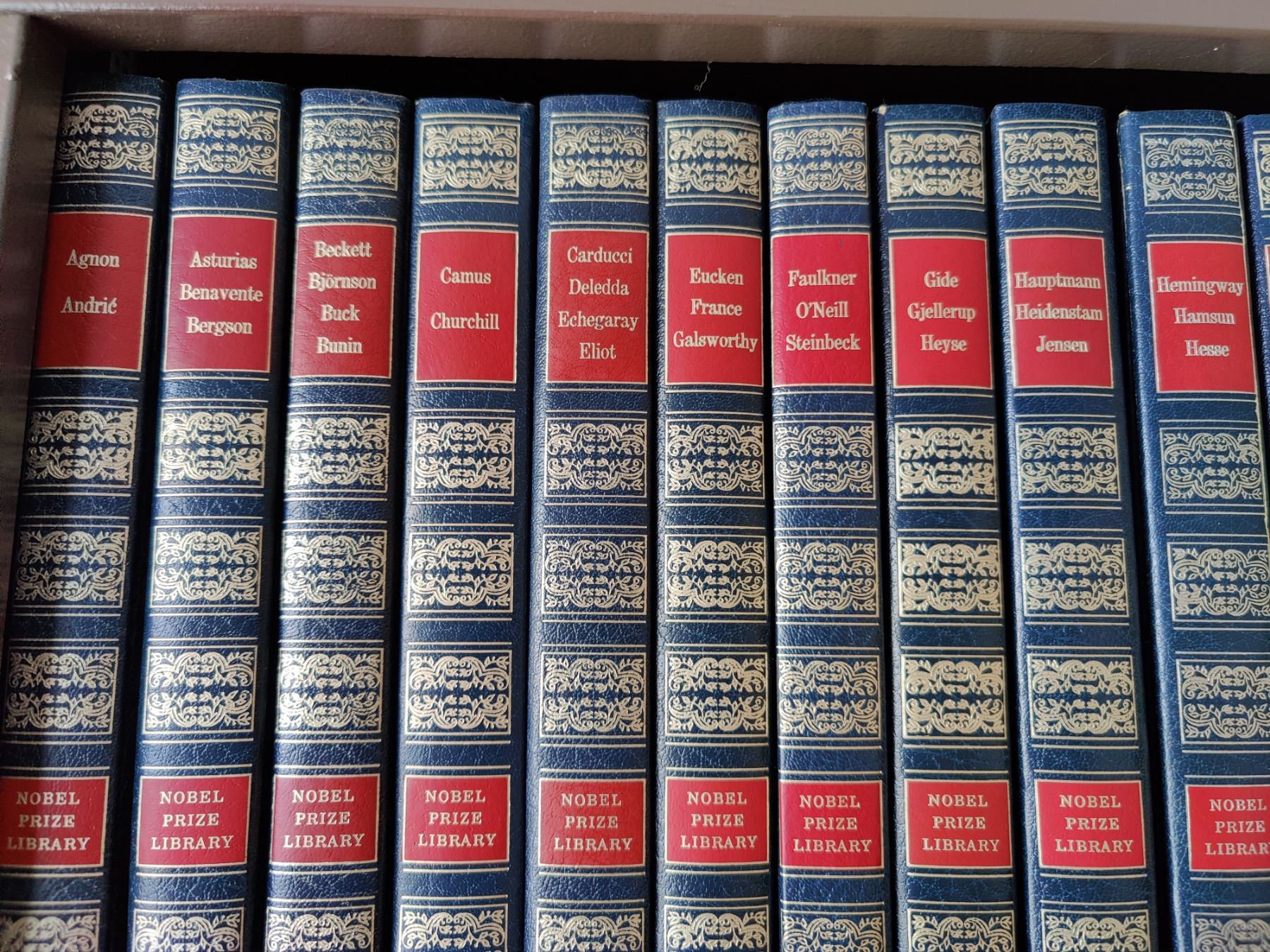 Collection of "Nobel Prize Library" Books