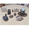 Image 1 : Assorted Wine Stoppers, Emu Egg and Vintage Ashtrays
