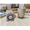 Image 2 : 2 Corelle Heartstone Plates, Assorted Serving Platers, Napkin Holder, Mugs & More