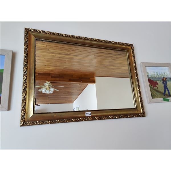 Large Mirror in Gold Frame