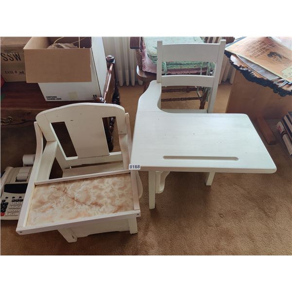 Set of 2 Vintage Childrens Desks