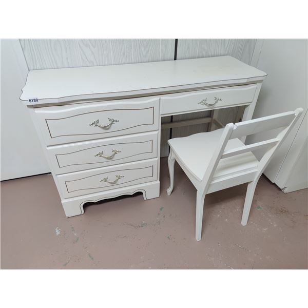 Vintage Desk with Matching Chair