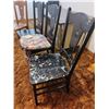 Image 4 : Set of 4 Vintage Antique Chairs