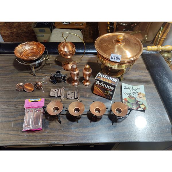 Large Collection of Brass Copper Kitchen Accessories & Hardware