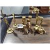 Image 1 : Collection of Small Brass Animal Statues