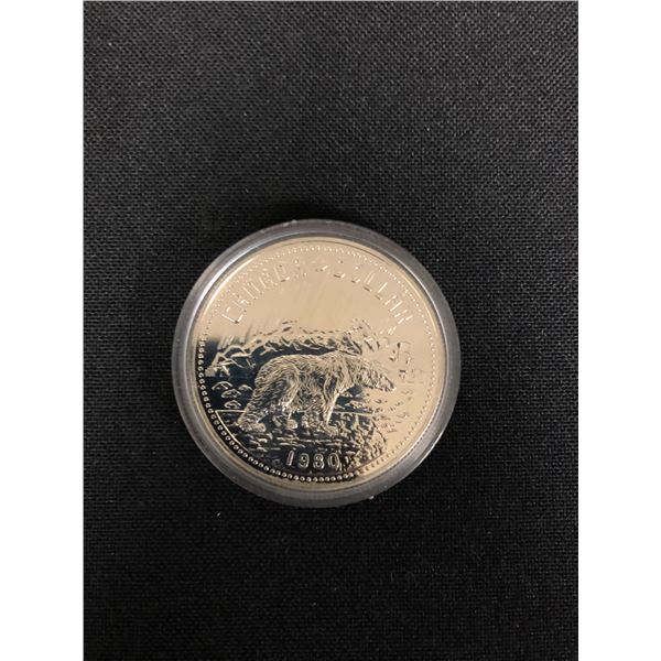 1980  CANADIAN SILVER DOLLAR PROOF UNCIRCULATED