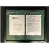 Image 1 : GREEN BAY PACKERS FRAMED CONTRACT DISPLAY