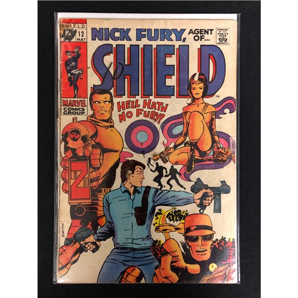 NICK FURY AGENT of SHIELD #12 (MARVEL COMICS)