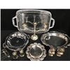 Image 2 : SILVER PLATE SERVING SET