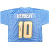 Image 2 : JUSTIN HERBERT SIGNED FOOTBALL JERSEY (BECKETT HOLO)