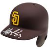Image 1 : Fernando Tatis Jr. Autographed San Diego Padres Flat Matte Brown Authentic Batting Helmet (JSA)
