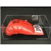 Image 1 : MIKE TYSON SIGNED EVERLAST BOXING GLOVE IN DISPLAY CASE (BECKETT/FITTERMAN COA)