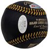 Image 2 : Fernando Tatis Jr. Autographed Official Black MLB Baseball San Diego Padres In Gold (JSA)