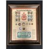 Image 1 : 1967 CANADA THE CENTENNIAL COLLECTION FRAMED COINS, STAMPS, BILL  $ 60 IN SCRAP SILVER ALONE
