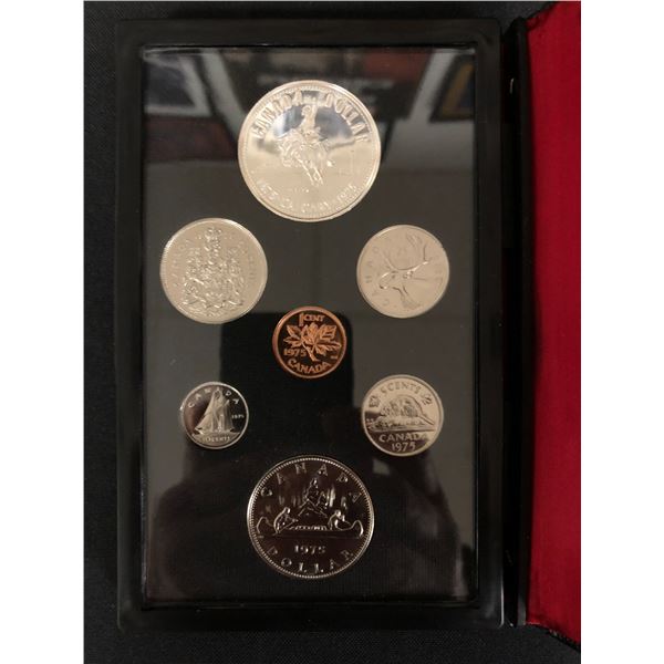 1975 CANADA  DOUBLE DOLLAR SILVER PROOF SET (ROYAL CANADIAN MINT)