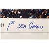 Image 3 : MARK GIORDANO SIGNED SEATTLE KRAKEN PANORAMIC PHOTO (1ST SEA CAPTAIN) BECKETT COA