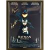 Image 1 : MICHAEL KEATON & MICHELLE PFEIFER SIGNED 8X10 BATMAN POSTER (RA COA)
