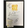 Image 2 : MAD MAX CAST SIGNED SCRIPT COVER (THERON, HARDY, HOULT) RA COA