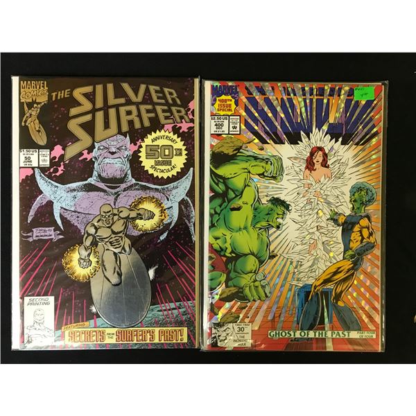 SILVER SURFER NO.50/ THE INCREDIBLE HULK NO.400 (MARVEL COMICS)