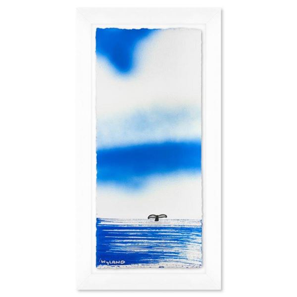 Wyland, "Fluke" Framed, Hand Signed Original Painting with Letter of Authenticity.