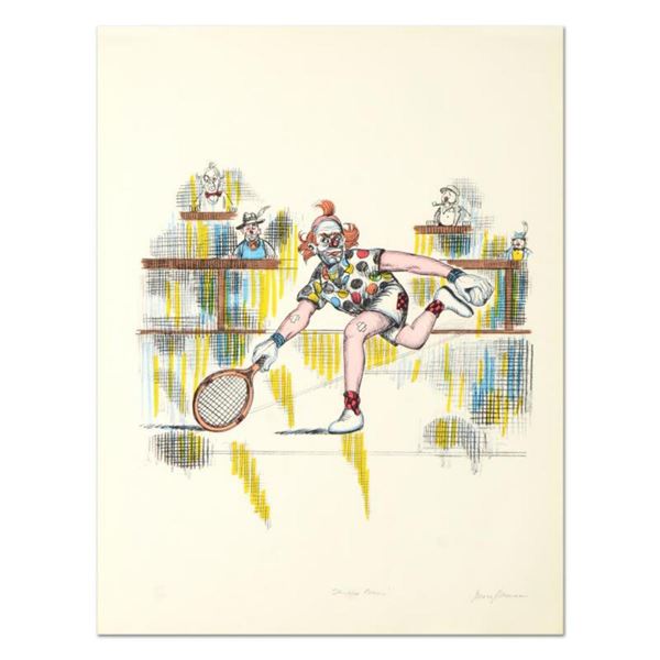 George Crionas (1925-2004), "Tennis Bum" Hand Embellished Limited Edition Lithograph, Numbered and H