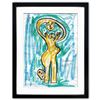Image 1 : Menashe Kadishman- Pastel on Paper "Untitled"