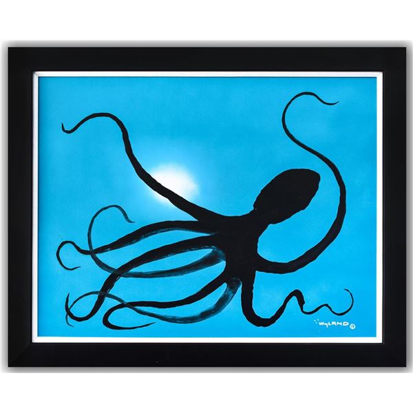 Wyland- Original Painting on Canvas "Octopus"
