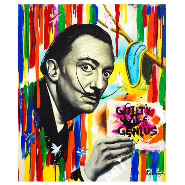 Nastya Rovenskaya- Mixed Media "Guilty of Genius"