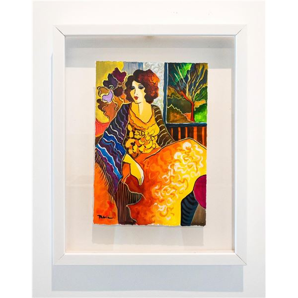 Patricia Govezensky- Original Watercolor "Genevieve"