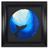 Image 1 : Wyland, "Deep Blue Dive" Framed, Hand Signed Original Painting with Letter of Authenticity.