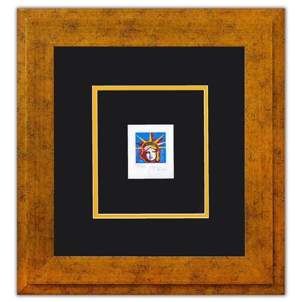 Peter Max- Original Lithograph "Liberty Heart I"