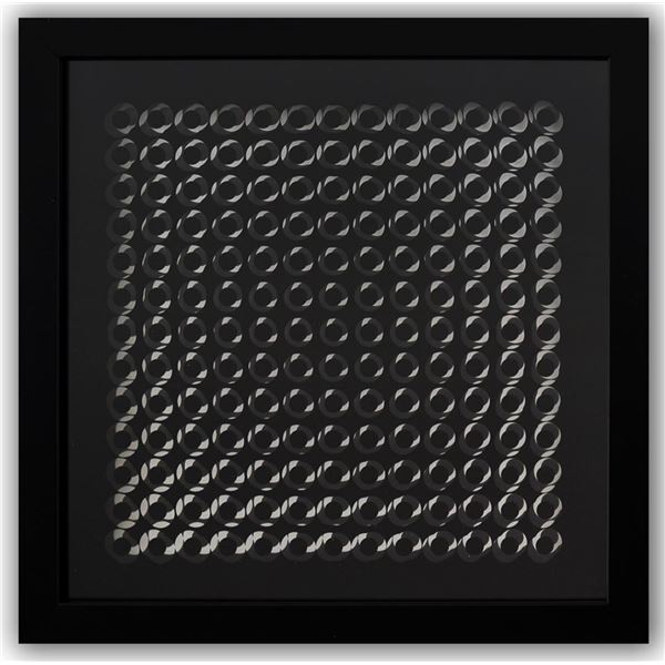 Victor Vasarely- 3D Wall Sculpture/object "Cinetiques"