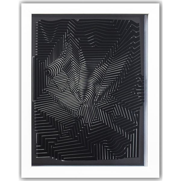 Victor Vasarely- 3D Wall Sculpture/object "Cinetiques"