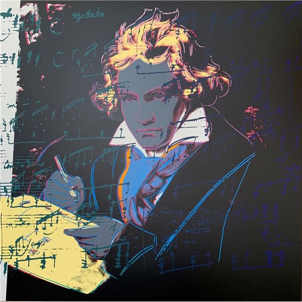 Andy Warhol- Silk Screen "Beethoven"