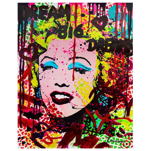 Nastya Rovenskaya- Mixed Media "Happiness by Monroe"